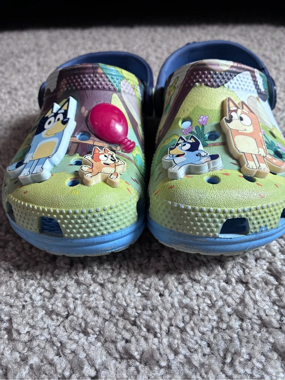 Bluey Crocs-Toddler 9